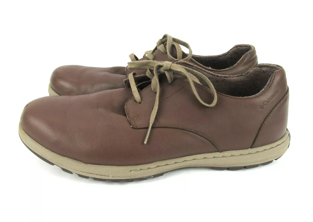 Columbia Davenport Mens 10.5M US Brown leather Full grain Oxford Shoes YM5375