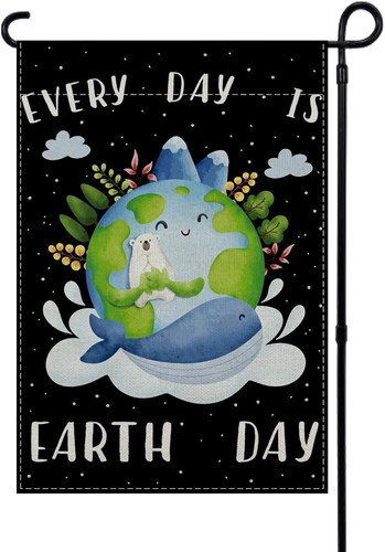 Linen Earth Day Decorations Earth Day Garden Flag Earth Day Party Favors Every D