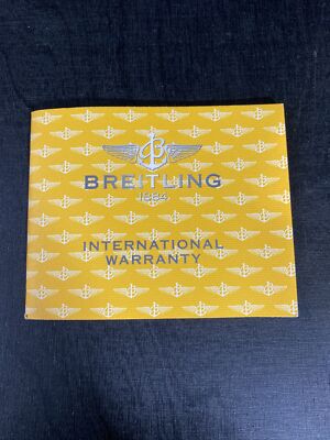 Breitling International Warranty / Garantieschein Ref.: B61172