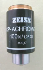 Zeiss 100X CP-Achromat Infinity Oil Objective Lens