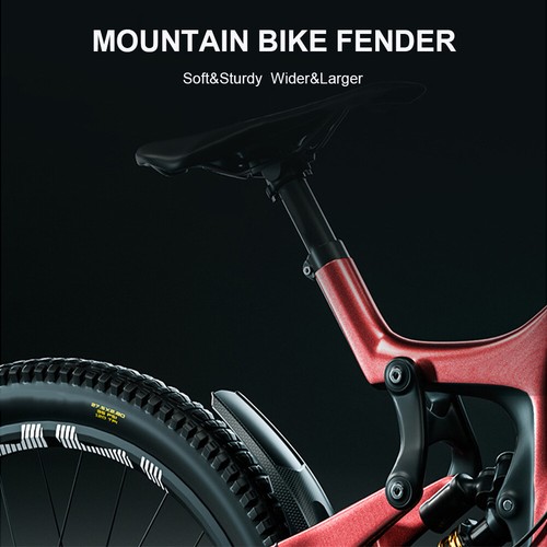 Vorderrad hinten Fahrrad Schlammschutz MTB Fender Mountainbike Radkotflügel Kotflügel - Bild 3 von 14