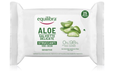 Aloe Delicate Wipes Equilibra 25 Wipes