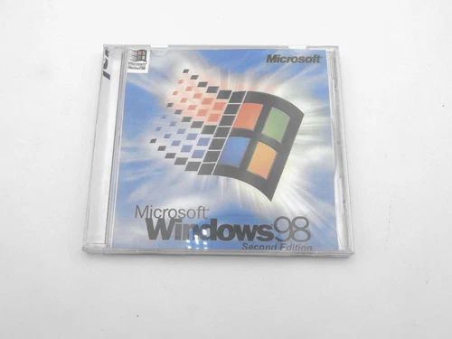 MICROSOFT WINDOWS 98 SECOND EDITION FULL OPERATING SYSTEM WITH PRODUCT KEY