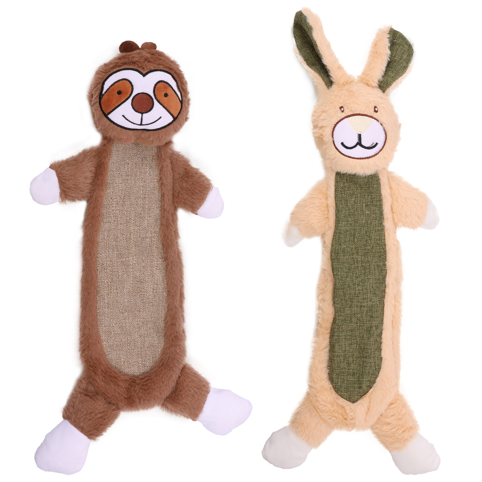 Dog Chew Toy Animal Squeaky Plush Puppy Soft Toys Stress Relief Pet Toy'