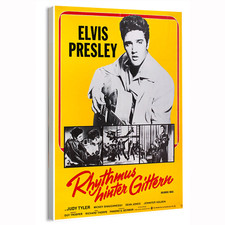 1957 Jailhouse Rock (Rare German) Movie Poster or Canvas Home Decor