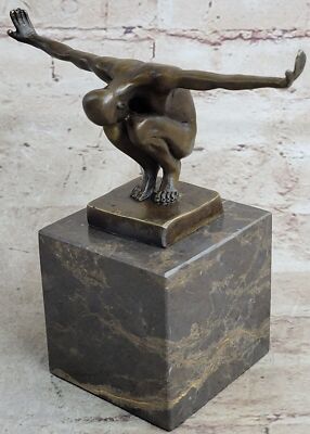 The Athlete Handmade Bronze Figure, a Symbol of Dedication and Achievement Sale