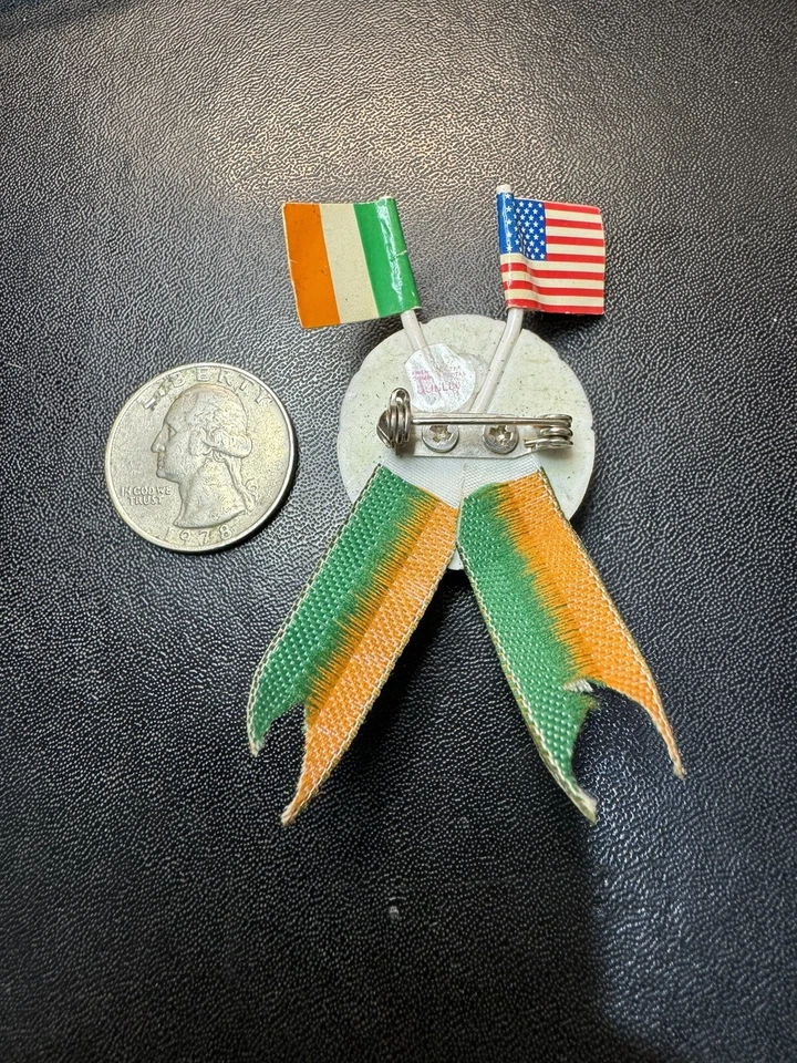 1994 World Cup Pin Badge Ireland Eire USA Flags ‘94 Football Soccer Irish - Image 2 of 4