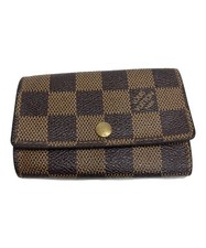 Authentic LOUIS VUITTON Multicle 6 Key Case Brown Men N62630 5118