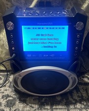 Karaoke USA GF829 DVD/CDG/MP3G Karaoke Player 1 Mic Tested Working No Power Cord
