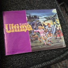 Ultima Exodus Nintendo NES, 1989. CIB Box, Cart, Manual. Good condition. 