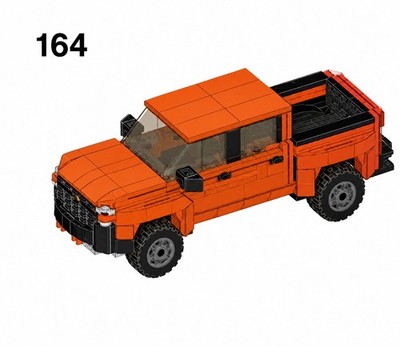 MOC Blocks Brick Model L503030 | Red Four Door Truck Toy Vehicle NEW