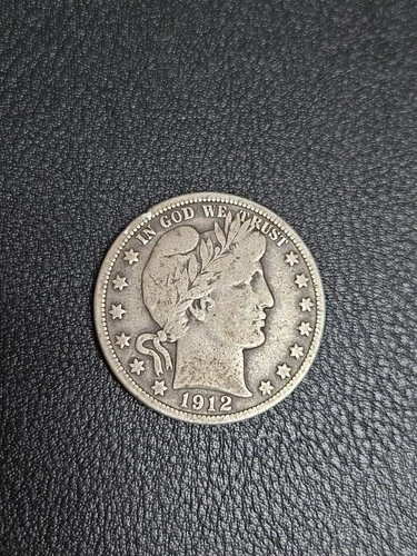 1912-S 50C Barber Half Dollar