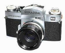 Miranda Sensorex 35mm SLR Film Camera 50mm Lens f/1.9 -FOR PARTS OR REPAIR, READ