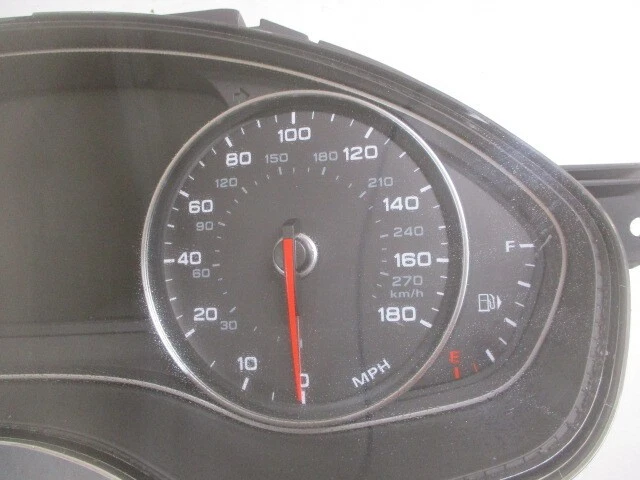 Audi A6 A7 Quattro velocímetro speedo cluster MPH 95K OEM LKQ - Imagem 3 de 4