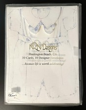 10 Victorian Baby Boy Outfit Cards Envelopes 8" Invitations/Announcements Set