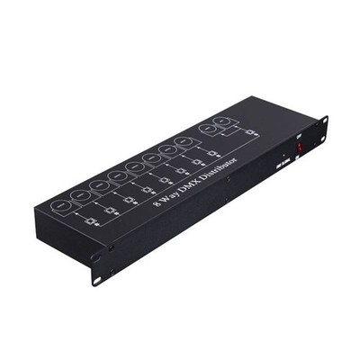 Profi Bühnenlichtsteuerung DMX512 Splitter Signal schwarz 