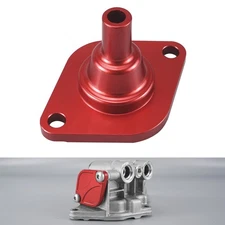 Billet Aluminum Engine Oil Thermostat Housing Cover For BMW N54 N55 S55 3.0L