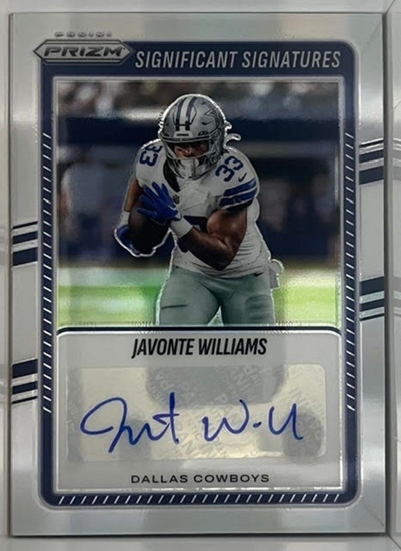 2025 Panini Prizm - Significant Signatures Javonte Williams #SSI-JAW (AU)