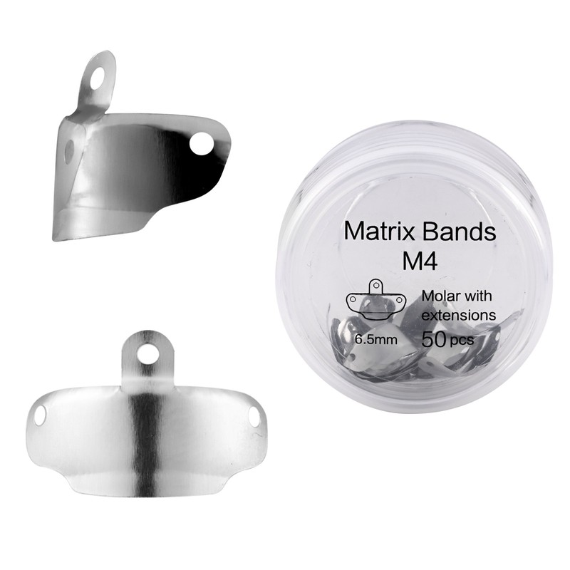 1box Dental Matrix Bands Palodent V3 Style M4 Sectional Contoured 6.5mm