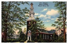 Postcard CHURCH SCENE Mount Barry Georgia GA a/01 AP2558