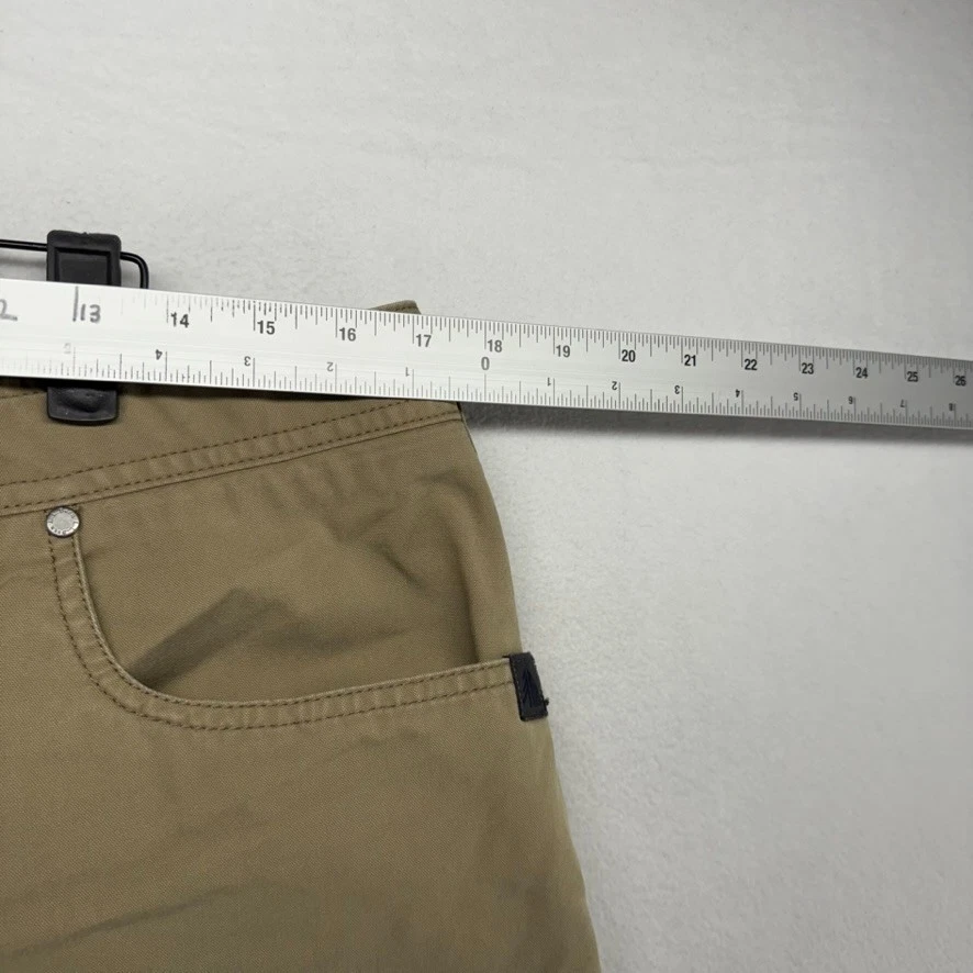 Pantalones Cortos LL Bean Para Hombre 35 Marrón Flex Lona Carga Senderismo Carpintero Algodón 9 pulgadas Foto 2 de 4
