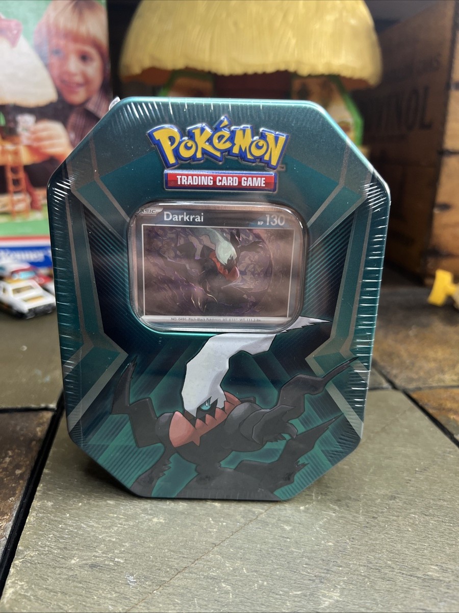 New Pokemon TCG Darkrai Triple Whammy TXG Collector Tin Nintendo