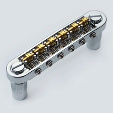 Guyker Electric Guitar Bridge 6-Saddle Roller with Locking Posts GM025