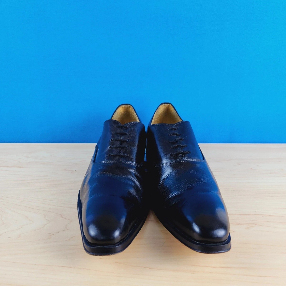 Astro Enzo Italian Mens Black Oxford shoes Vero Cuoio  display picture 1