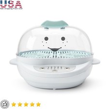 Baby Turbo Steamer W/ Timer Defrosts Sterilizes Steams Eggs Trays Included New