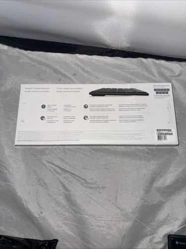 Microsoft Designer Compact Keyboard - Black 21Y-00001 FAST SHIPPING - Picture 5 of 5