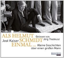 Als Helmut Schmidt einmal ...: Kleine Geschichten über e... | Buch | Zustand gut
