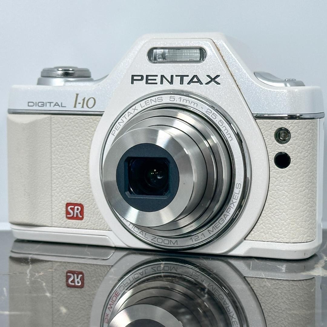 美品 PENTAX Optio I OPTIO I-10 PEARL WHITE