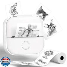 Phomemo Sticker Printer- Print Pods Mini Sticker Printer Maker, Inkless Machi