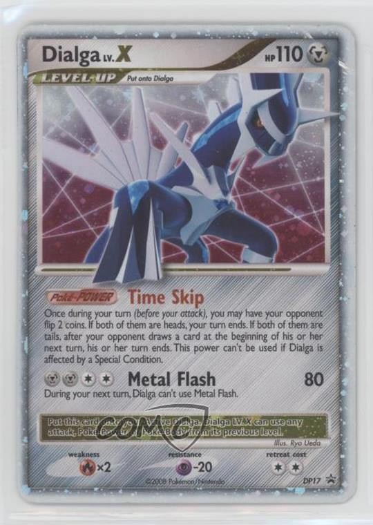 Dialga Lv X (Holo) Pokémon Diamond & Pearl Black Star Promo #DP17 2007 2f4