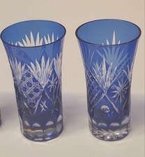 Cut Glass Set of 2 | 5.8cm Diameter, 120ml Capacity | , Shipping