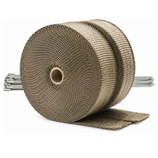 2 Pack 50 Ft X 2 In Automotive Exhaust Heat Wrap High Temp Resistant New 2 Pack 50 Ft X 2 In Automotive Exhaust Heat Wrap High Temp Resistant New