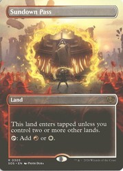 Sundown Pass (Borderless) 305 Secrets of Strixhaven