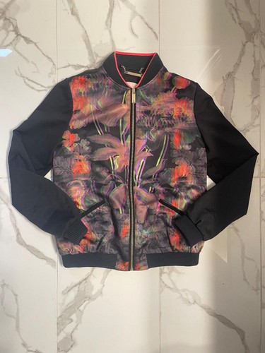 Ted Baker, Ted Baker Floral Bomber Jacket, Black, vintage