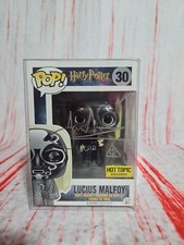 Image of Jason Isaacs Signed Hot Topic Lucius Malfoy Funko With JSA COA And Protector