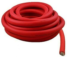 1/0 Gauge 25 Feet High Performance Flexi Amp Power/Ground Cable Wire Red