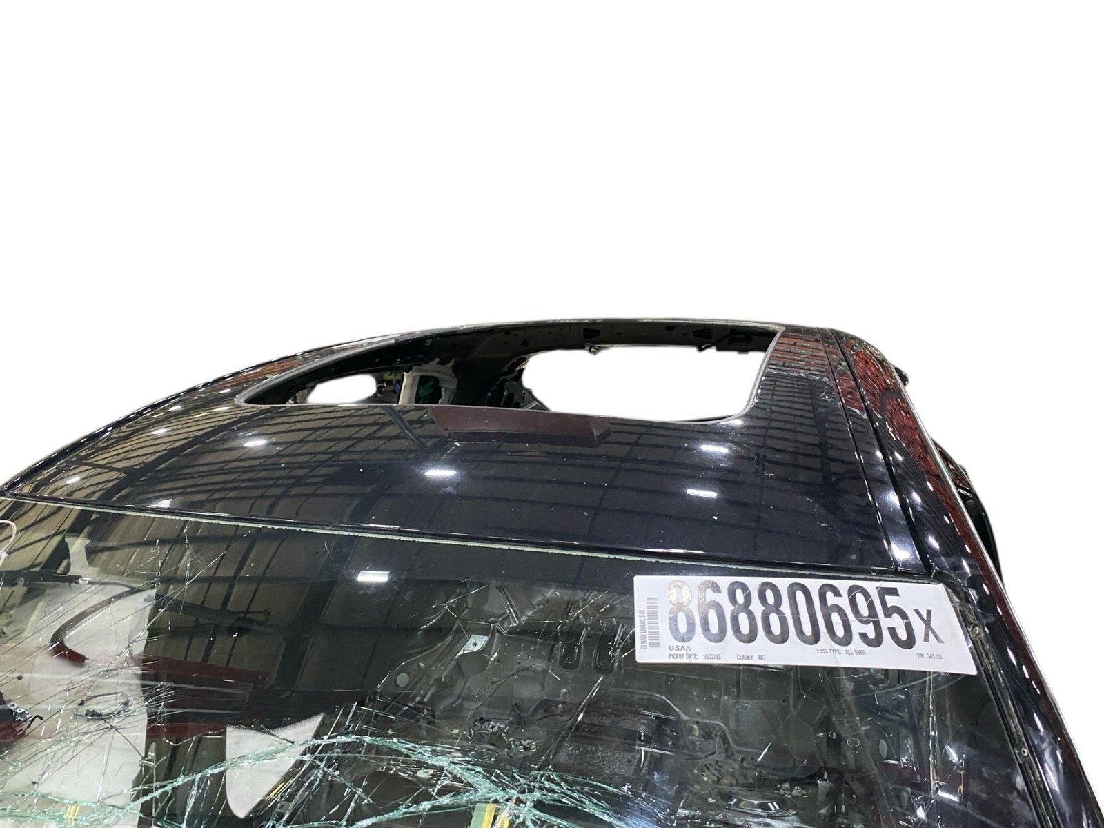 2017-2020 Maserati Levante M161 Top Roof Panel W/ Sun Roof Hole *STRUCTURE CUT*