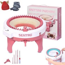 Knitting Machine 48 Needles with Row Counter, Smart Weaving Loom Round Spinni...