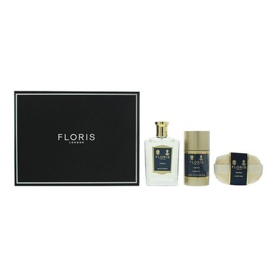 Floris Cefiro 3-teiliges Geschenkset: Eau de Toilette 100 ml - Seife 100 g - Deo St