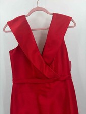 Pre-Owned Pamella Roland Red Size 8 Maxi Evening Gown