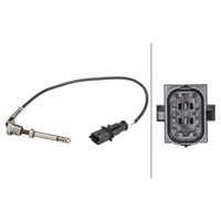 Sensor, Abgastemperatur Hella 6PT 358 181-201