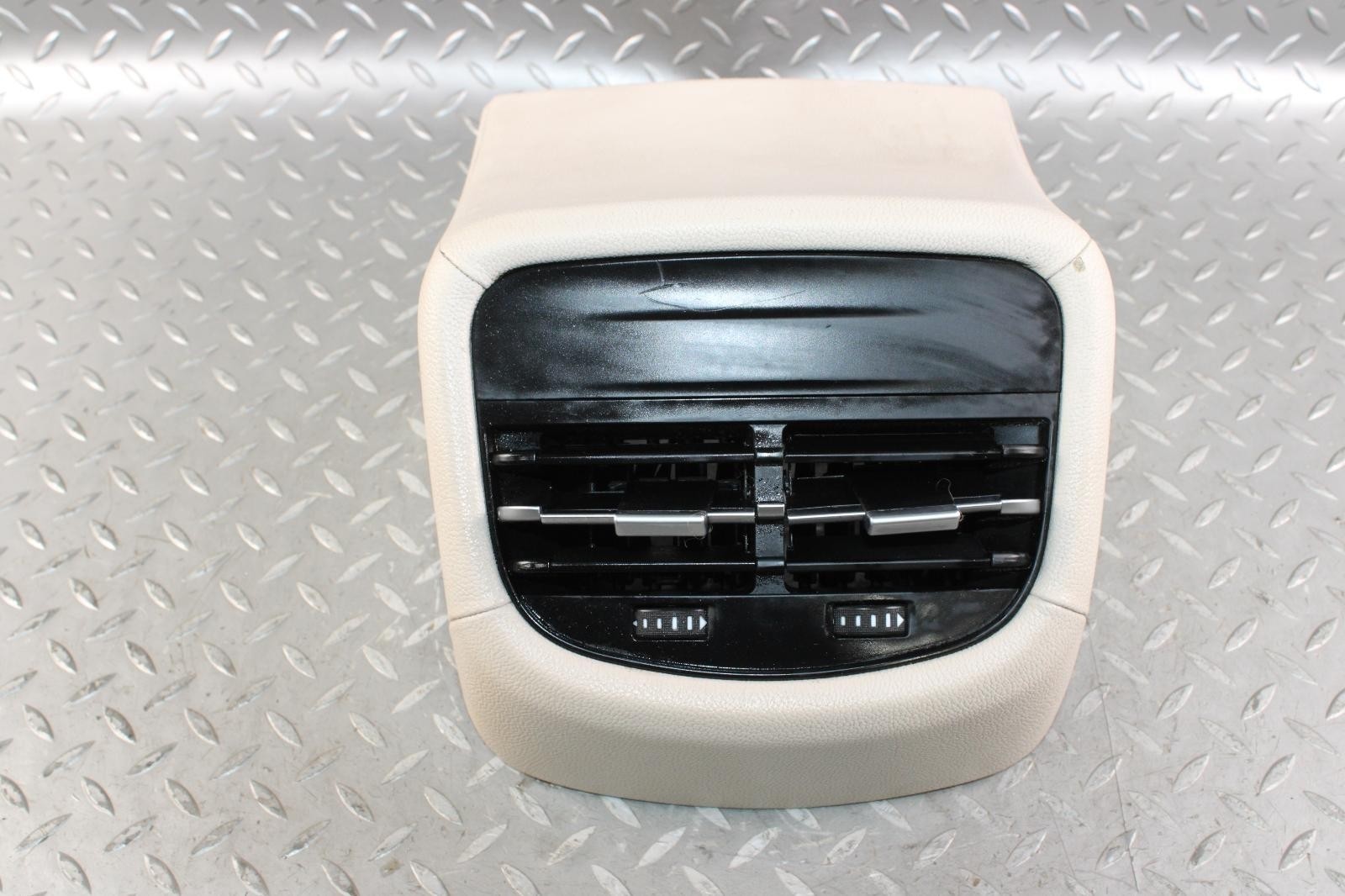 14-17 Ghibli Tan Center Console Rear Heat AC Air Vent Trim Panel OEM Factory OE
