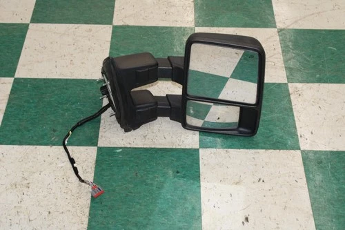 11-12 F250 Black Cap Passenger Side Right RH Towing Power Telescopic Door Mirror