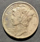 1942-S Mercury Dime Circulated - Good Condition