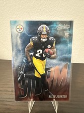 2025 Panini Absolute - By Storm Kaleb Johnson #8 (RC)