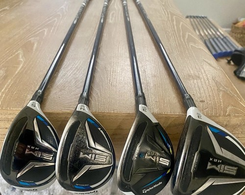 TaylorMade SIM Max 3 Wood And 3,4,5 Sim Max Hybrids Used Condition Reg Shaft RH - Picture 4 of 4